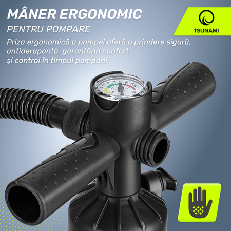 Pompă manuală de înaltă presiune pentru placa SUP TSUNAMI