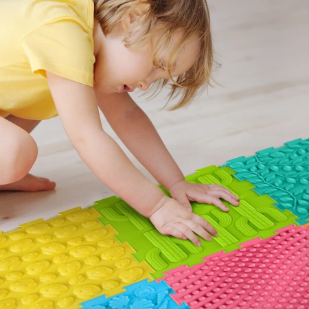 Covoraș ortopedic senzorial pentru copii 6 piese