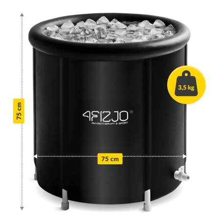 Cadă portabilă pentru înotul în apă rece și regenerare