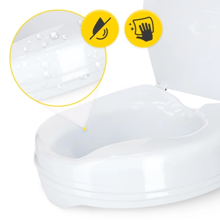 Capac pentru toaletă cu înălțime suplimentară de 10 cm