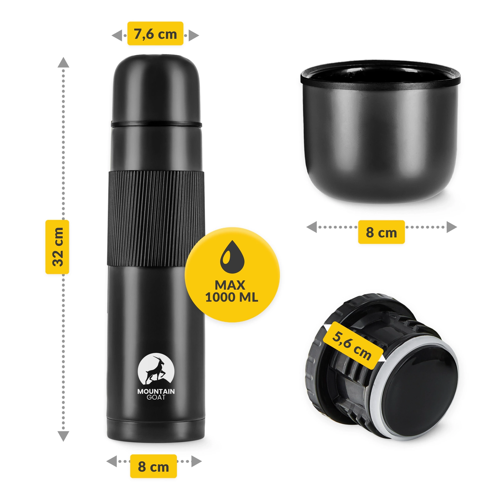 Termos turistic pentru cafea și ceai