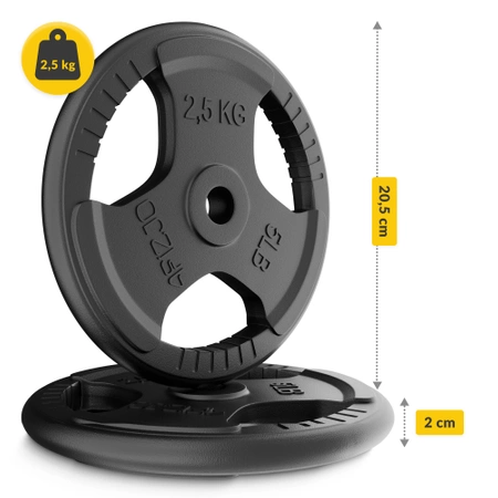 Greutate din fontă 2 x 2,5 kg