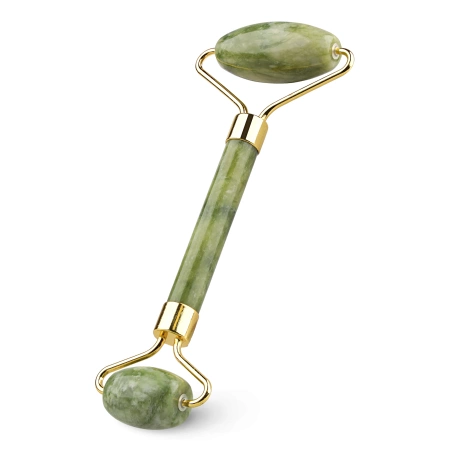 Roller facial natural din jad verde