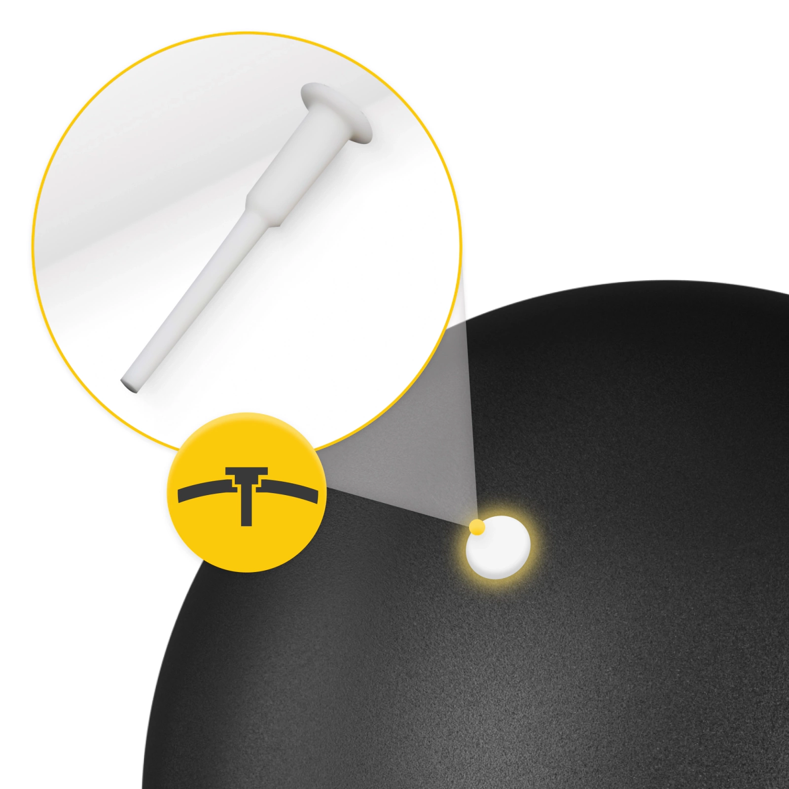 Minge de Pilates 22 cm