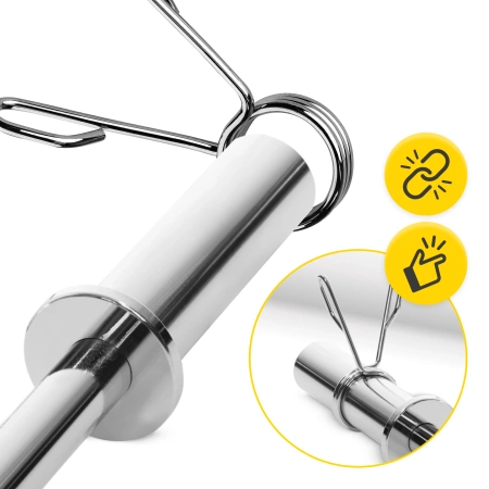 Clemă cu arc pentru halteră olimpică 50 mm 2 buc.