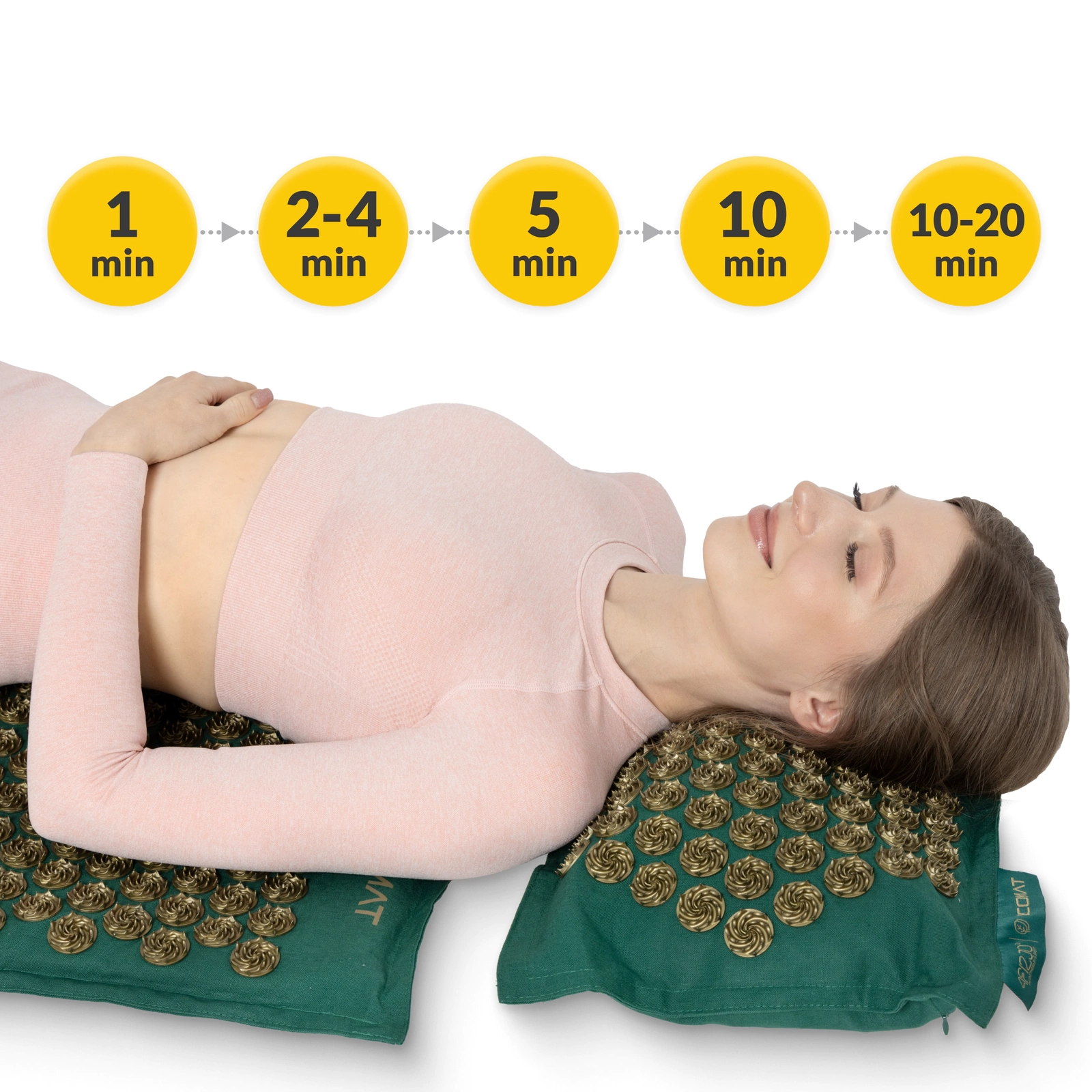 ECO Saltea de acupresură cu pernă XL