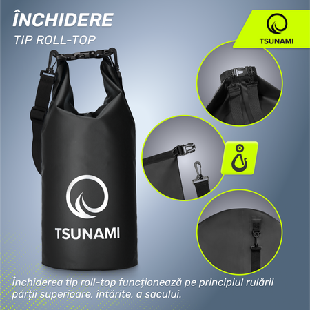 Geantă Impermeabilă TSUNAMI 10 litri