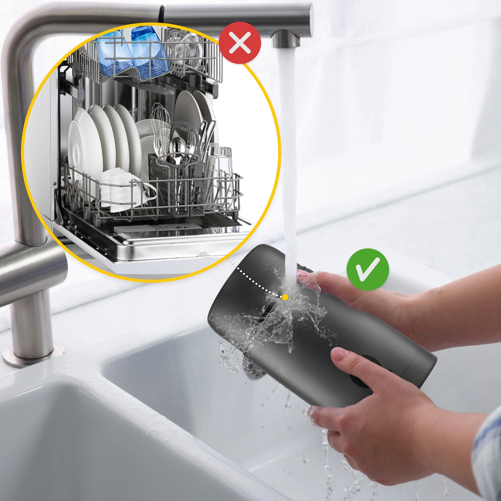 Termos pentru mâncare din oțel inoxidabil