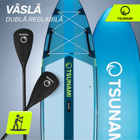 Placă SUP PRO TSUNAMI paddle board 350 cm T15