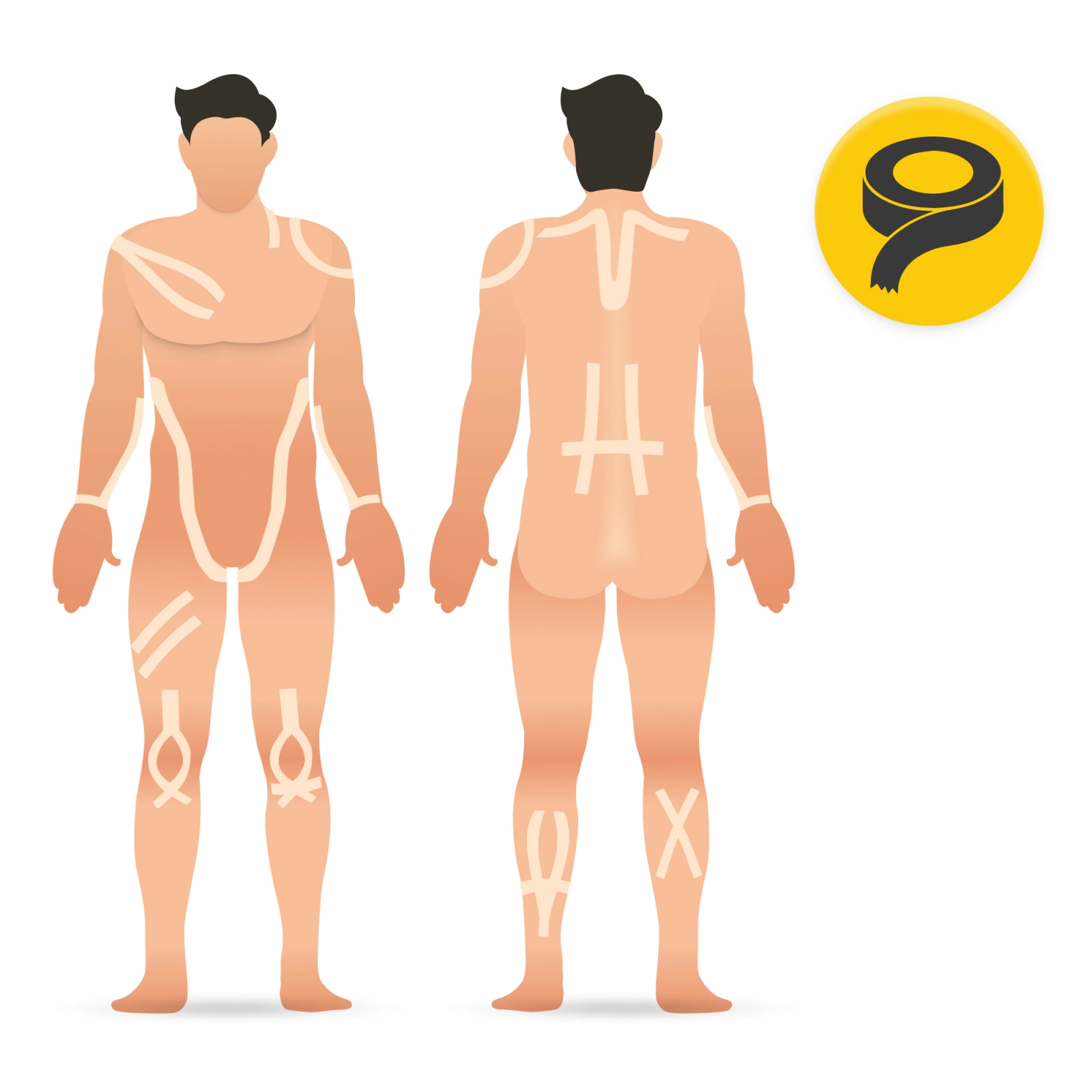 Bandă Kinesiotaping 5 cm x 31 m