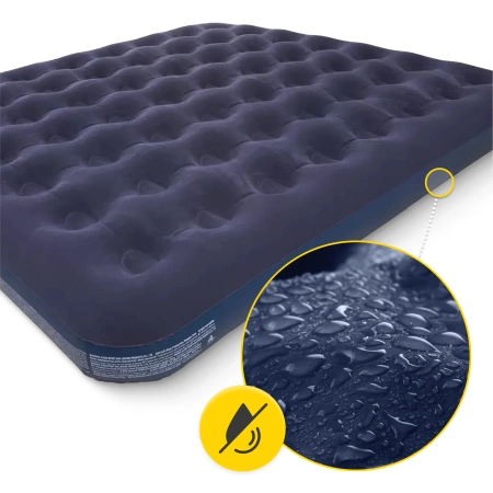 Saltea gonflabilă Avenli pentru două persoane 203 x 183 x 22 cm + Pompă și perne