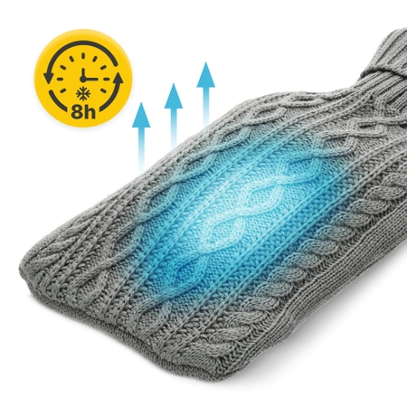 Pernă cu apă caldă cu husă, 2 L