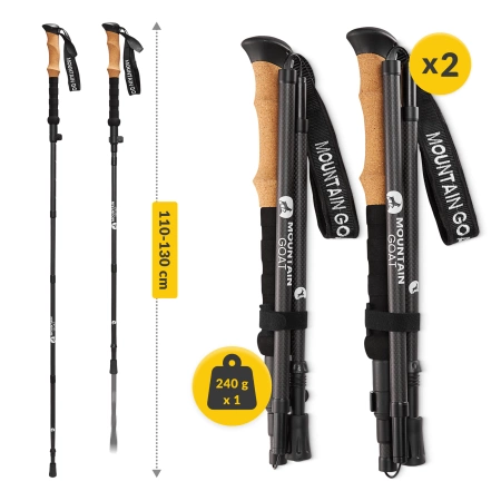 Bastoane de trekking PEAK+
