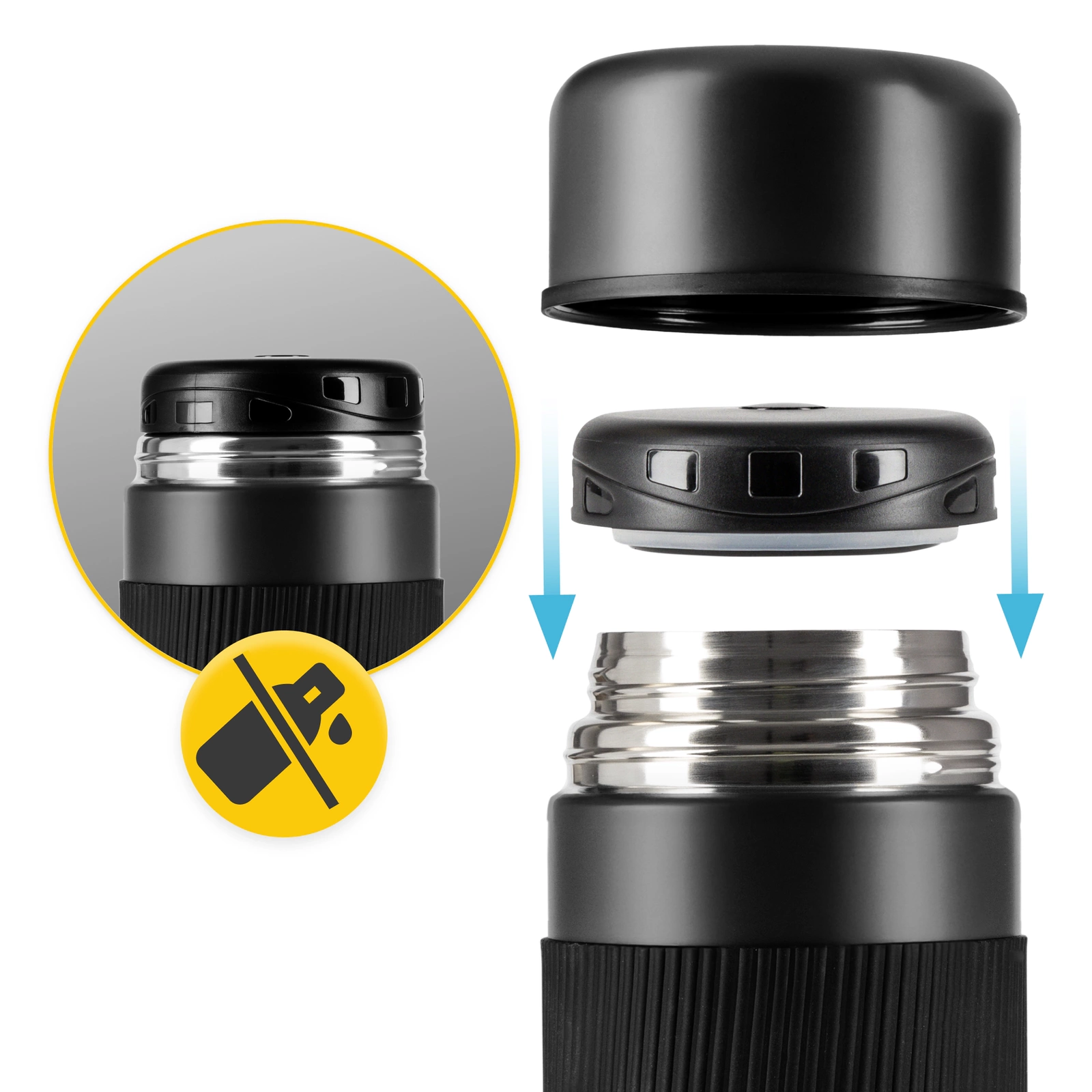 Termos pentru mâncare din oțel inoxidabil