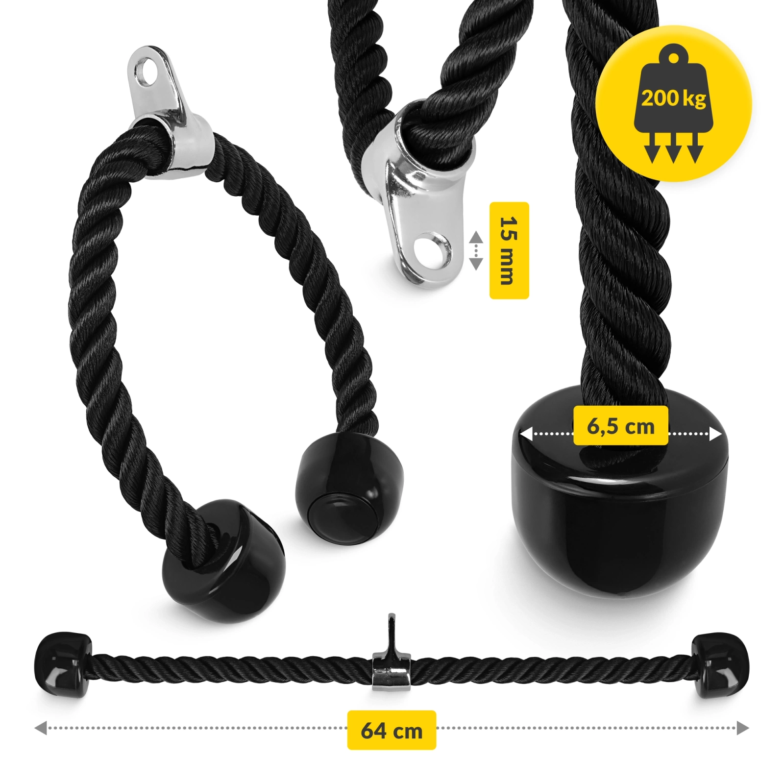 Mâner pentru tracțiuni pentru triceps