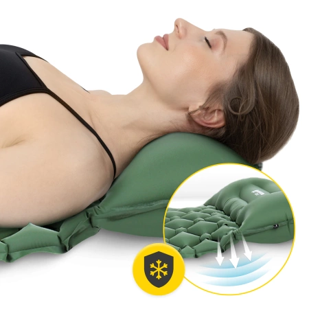 Saltea turistică gonflabilă pentru o persoană MOUNTAIN GOAT