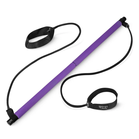 Bară de antrenament pentru pilates cu expandere