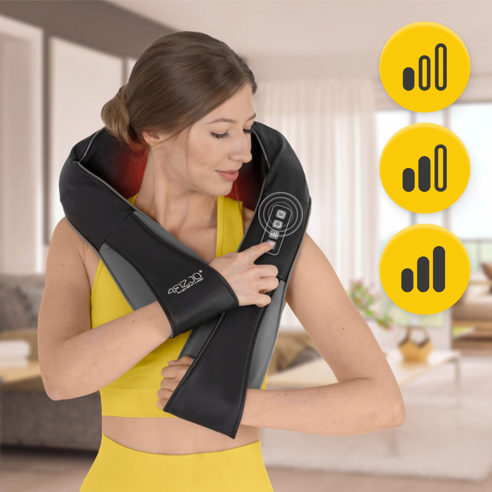 Masaj pentru gât și ceafă SHIATSU PRO+