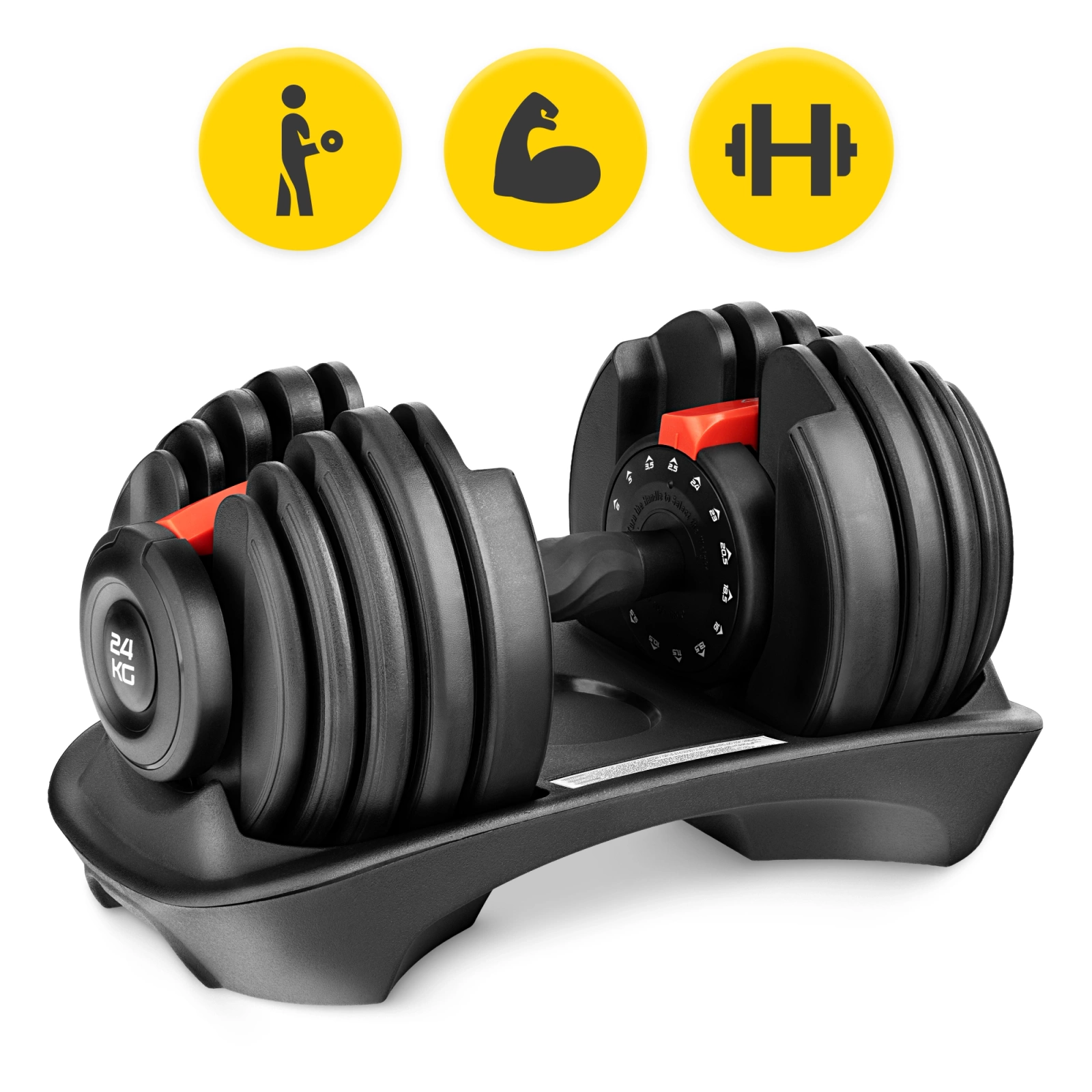 Halteră reglabilă Premium 24 kg