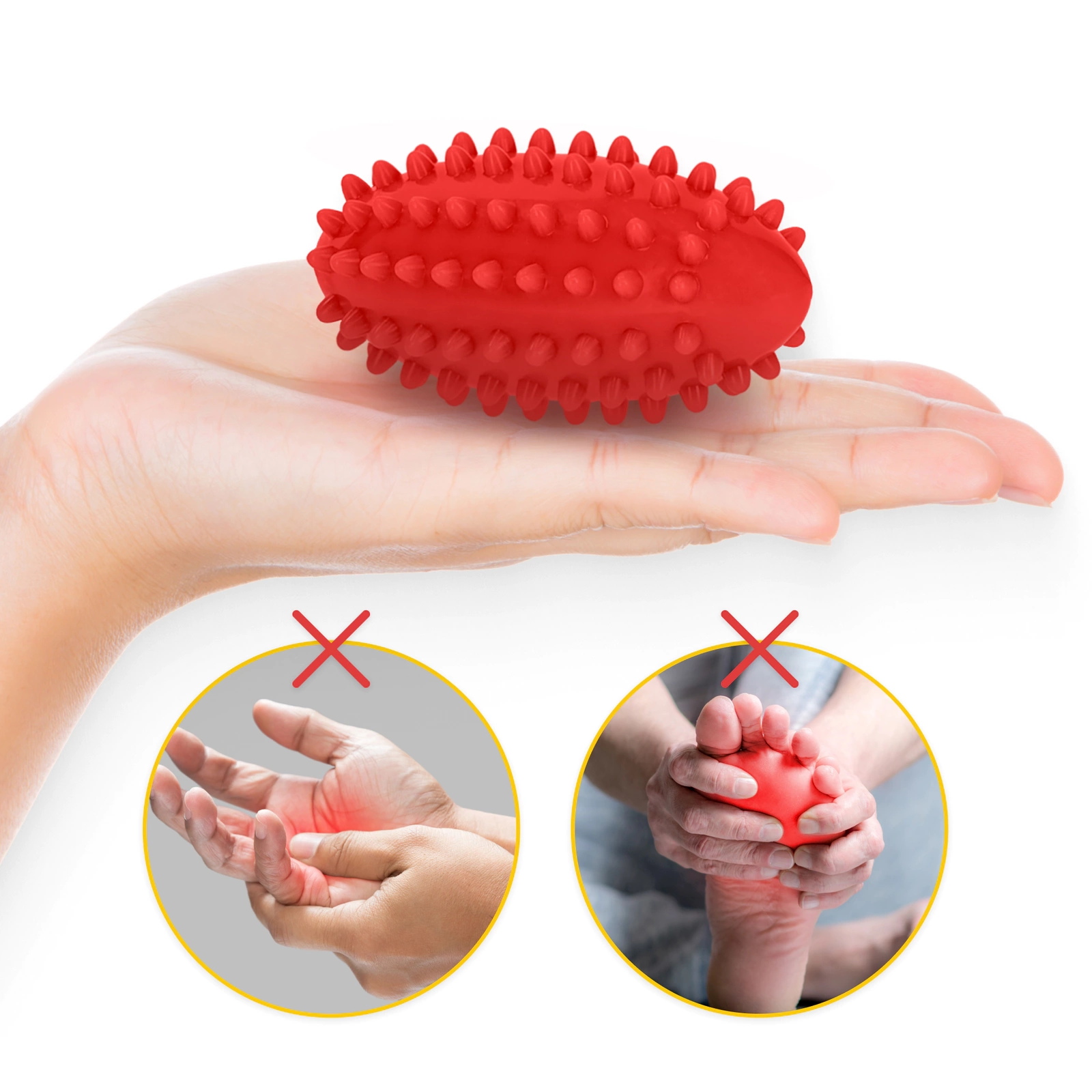 Minge Senzorială de Masaj cu Denivelări