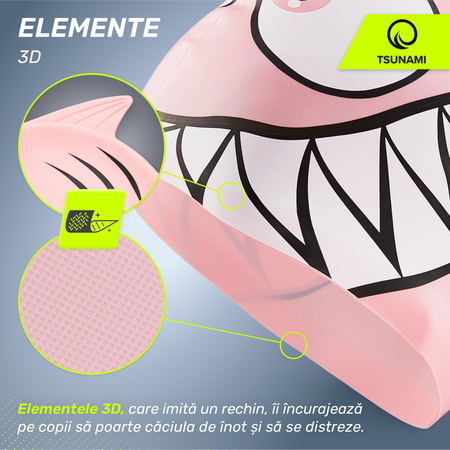 Cască de înot pentru copii SHARK