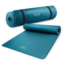 Saltea pentru fitness și yoga NBR 190 × 100 × 1,5 cm albastră