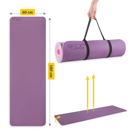 Saltea de exerciții TPE anti-alunecare 1 cm