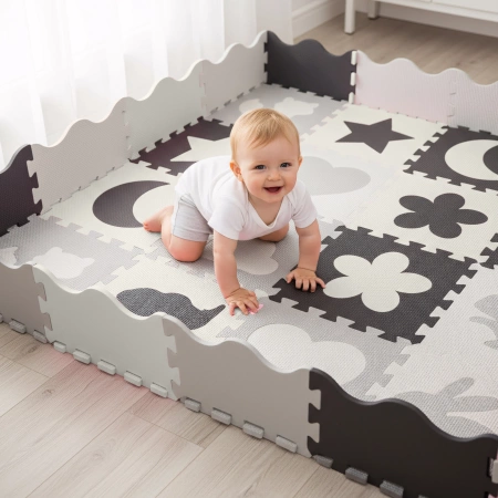 Set de puzzle din spumă 150x150 - „Animale”