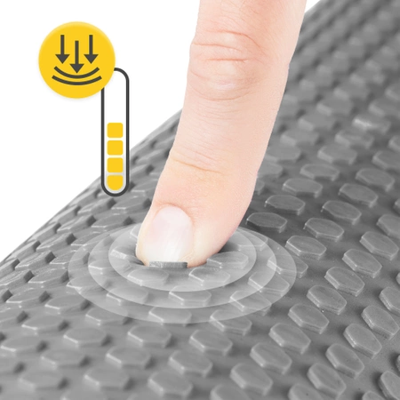 Roller de masaj cu proeminențe CARE+ 90 cm Gri