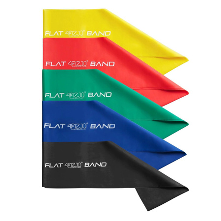Set de 5 benzi de reabilitare FLAT BAND 2M