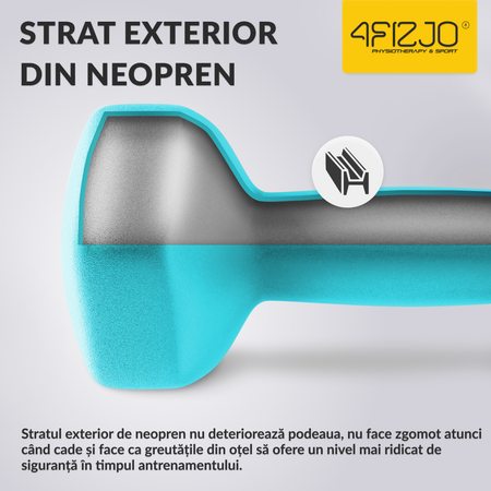 Haltere clasice 2 x 1 kg