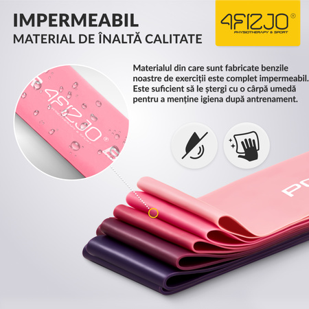 Set de 5 benzi elastice de exerciții MINI POWER BAND