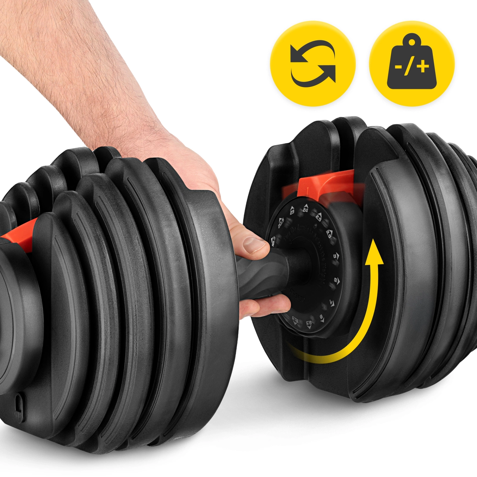 Halteră reglabilă Premium 24 kg