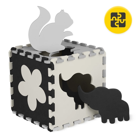 Set de puzzle din spumă 150x150 - „Animale”