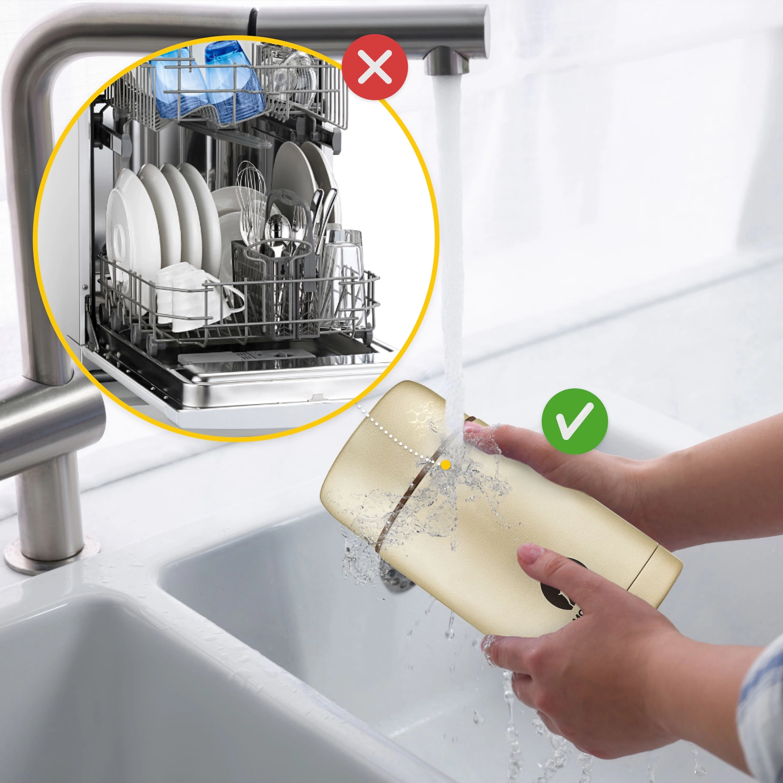 Termos pentru mâncare din oțel inoxidabil