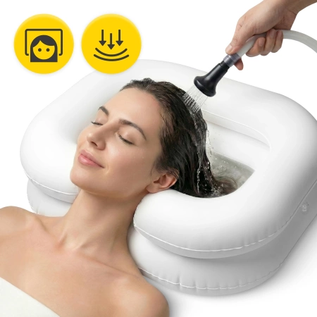 Cadă gonflabilă pentru pat cu duș