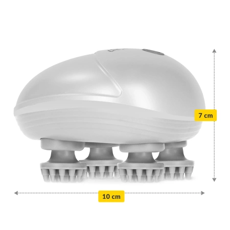 Aparat de masaj electric pentru cap, rezistent la apă