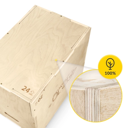 Cutie pliometrică - jump box 40 x 60 x 50