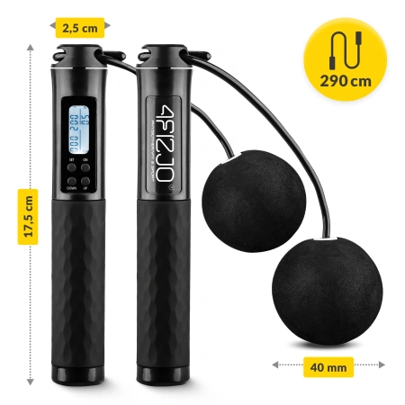 Coardă de sărit cu contor și bile