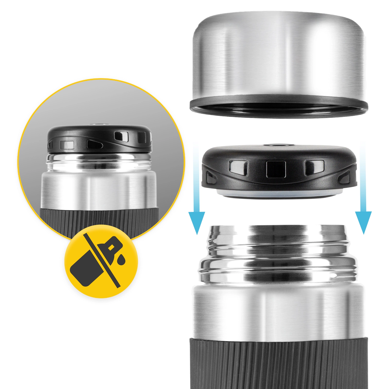 Termos pentru mâncare din oțel inoxidabil