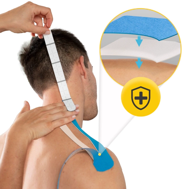 Tampon de bandaj 27 m x 7 cm