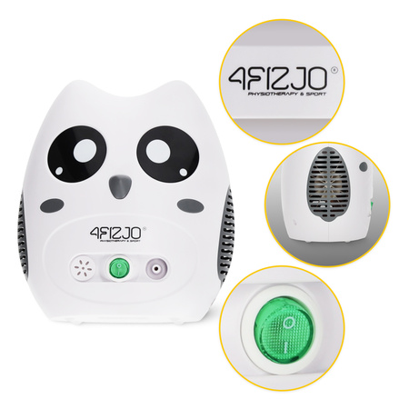 Inhalator nebulizator pentru copii KID BUFNIȚĂ