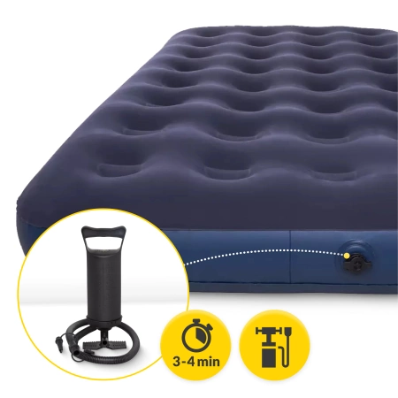 Saltea gonflabilă Avenli pentru o persoană 191 x 99 x 22 cm + Pompă