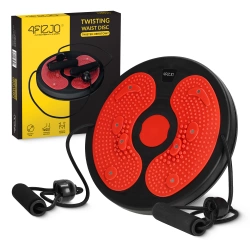 Disc rotativ cu benzi elastice pentru exercitii fizice