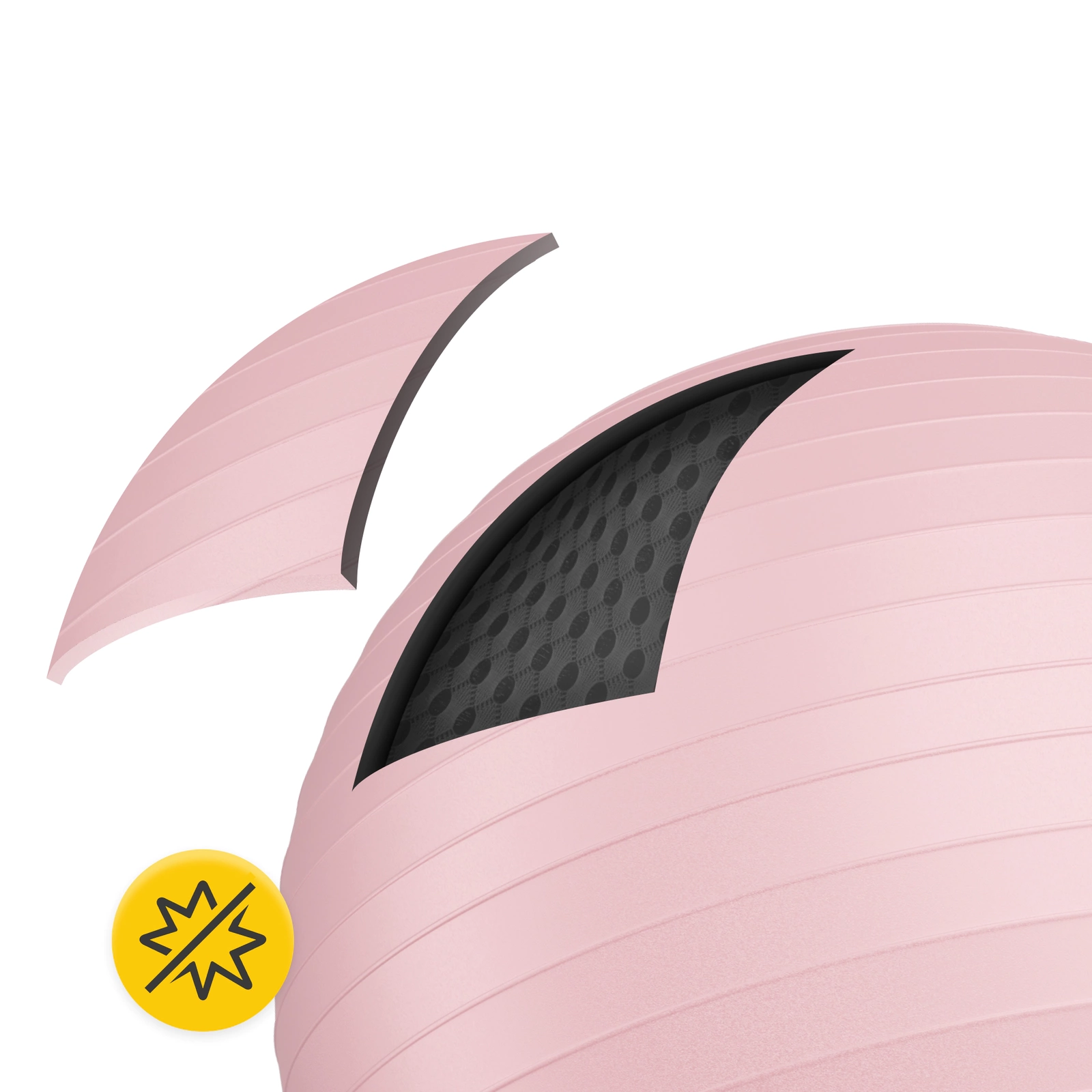 Minge de gimnastică gonflabilă 65 cm 