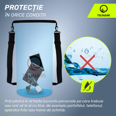 Geantă Impermeabilă TSUNAMI 20 litri