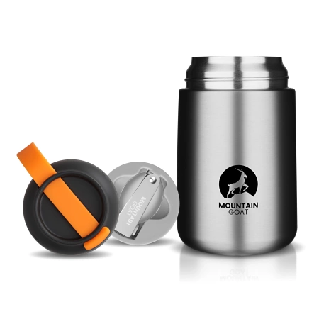 Termos pentru prânz din oțel inoxidabil 720 ml argintiu