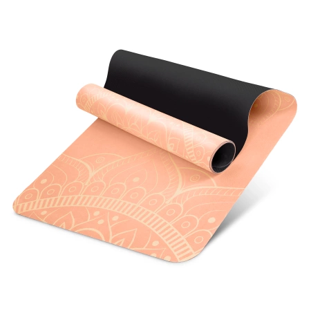 Covora de yoga și exerciții din piele de căprioară 1,5 mm portocaliu