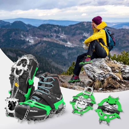 Crampoane antiderapante pentru bocanci PREMIUM (44-46) XL