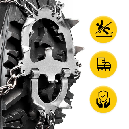 Crampoane antiderapante pentru bocanci PREMIUM (44-46) XL